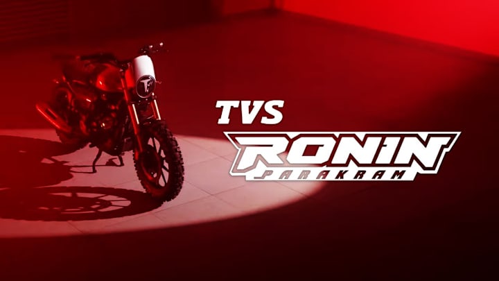 Cover image for Unveiling the TVS RONIN PARAKRAM: A Custom Tribute to Kargil He…