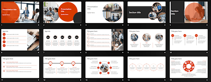 Cover image for Microsoft-Inspired Business Presentation Template