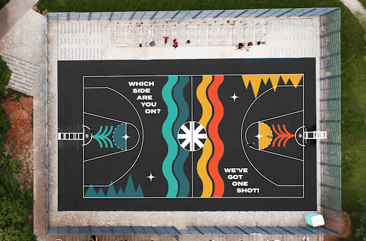 Cover image for We’ve Got One Shot: Basketball Mural