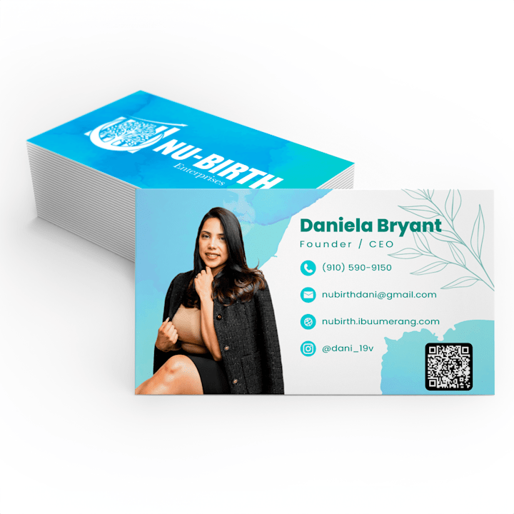 Cover image for NU-Birth Enterprise Business Card Redesign