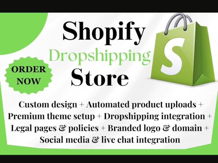 Cover image for setup shopify dropshipping via zendrop spocket  supliful autods 