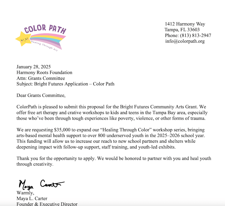 Cover image for Color Path Grant