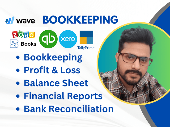 Cover image for Accounting & Bookkeeping expert of Zoho Books, Quickbooks, Tally