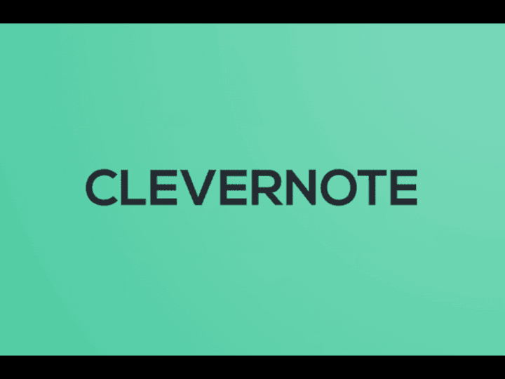 Cover image for Clevernote: Smart, Streamlined Note-Taking for Organized Minds