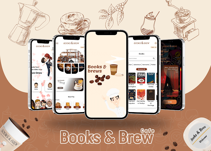 Cover image for Books & Brew (Experience Design) Web App & Digital Product