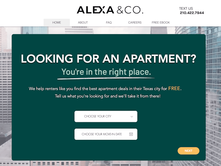 Cover image for Alexa & Co. Website 