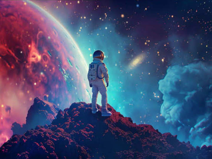 Cover image for The depths of space