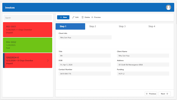 Cover image for Client Management and Invoicing Power App Development