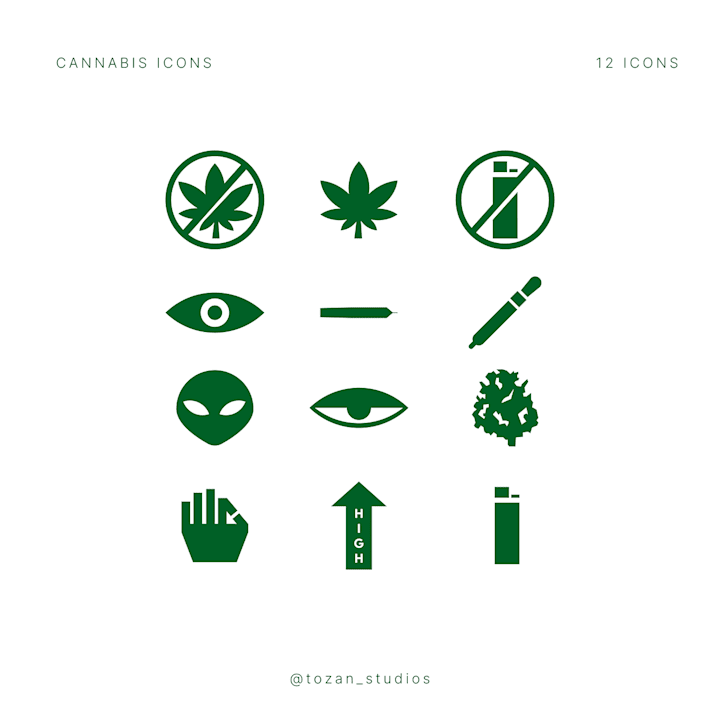 Cover image for Cannabis Icons