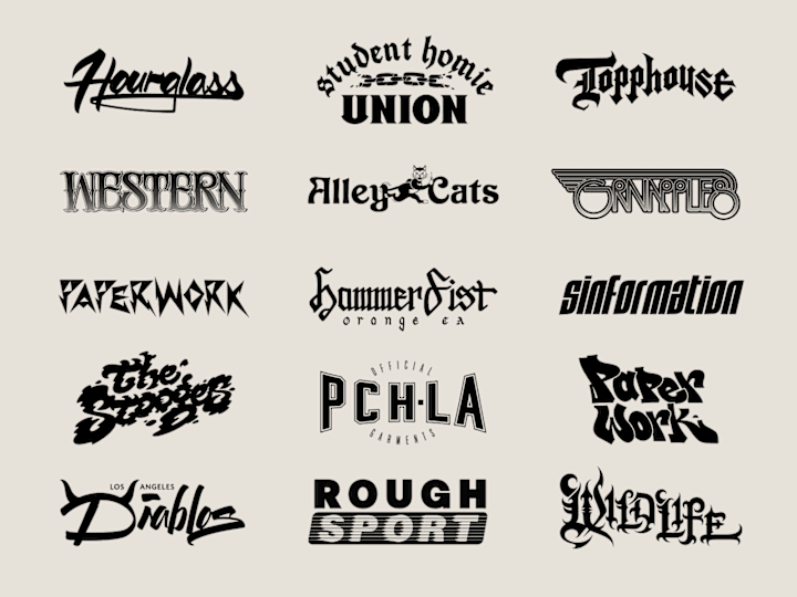 Cover image for Custom Drawn Lettering and Logotypes