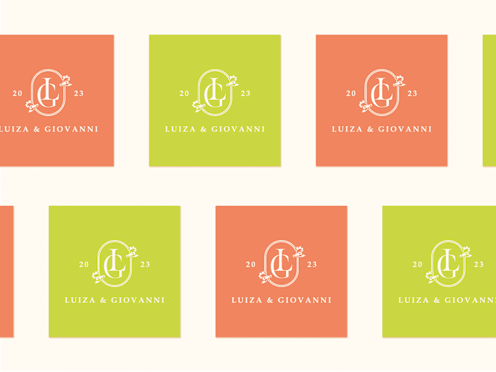 Cover image for Luiza and Giovanni wedding monogram