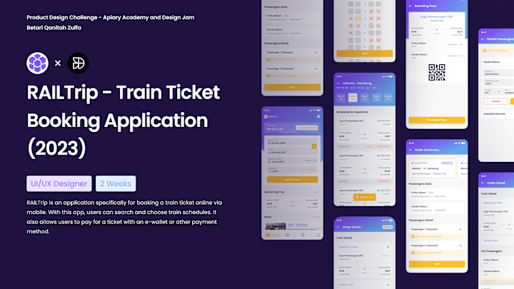 Cover image for RAILTrip - Train Ticket Booking Application 