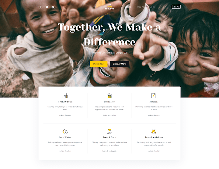 Cover image for Hope Project | Web Design