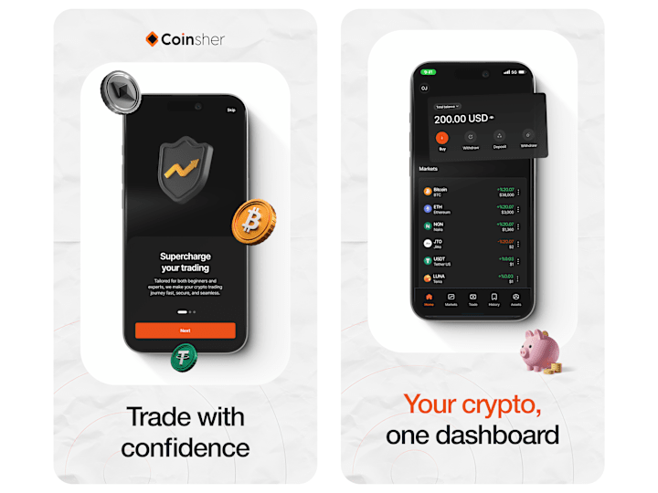 Cover image for Coinsher crypto exchange