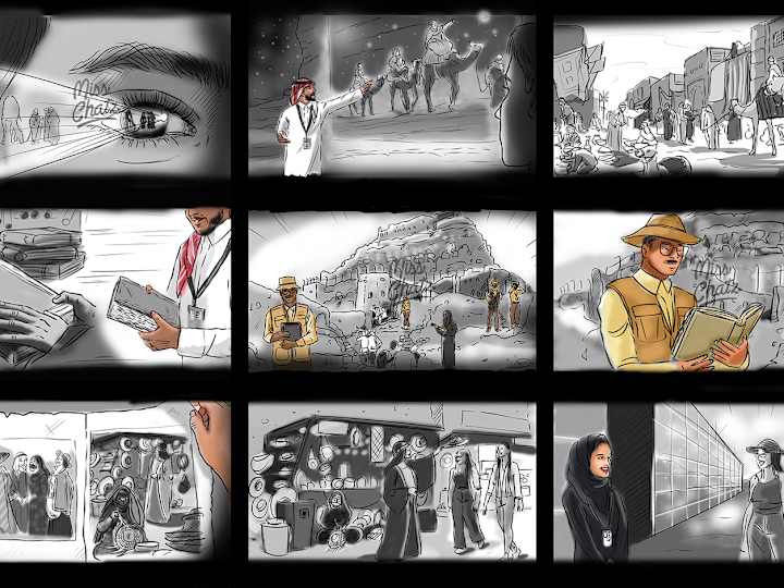 Cover image for 'Al Ula Stars' Storyboard