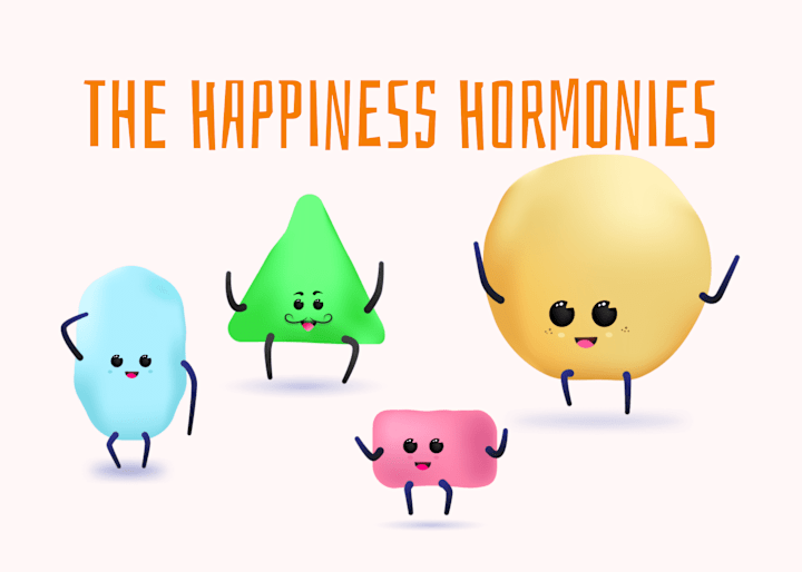 Cover image for Happiness Hormonies illustrations