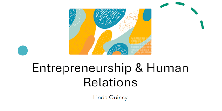 Cover image for Entrepreneurship and Human Relations