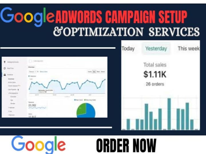Cover image for will setup and manage your google ads adwords PPC campaign setup