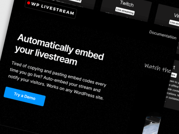 Cover image for WP Livestream