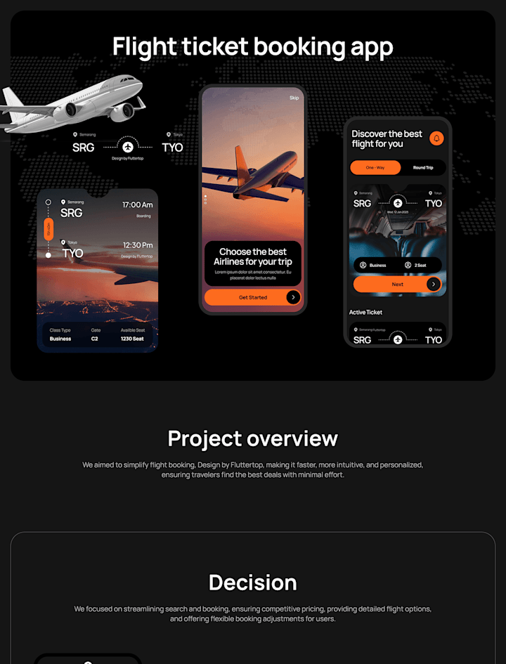 Cover image for Flight Booking App Design 