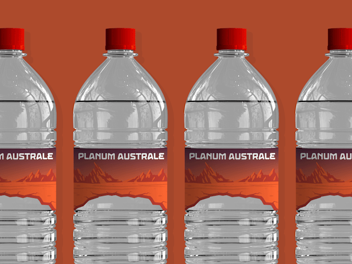 Cover image for Water from Mars | Label Design