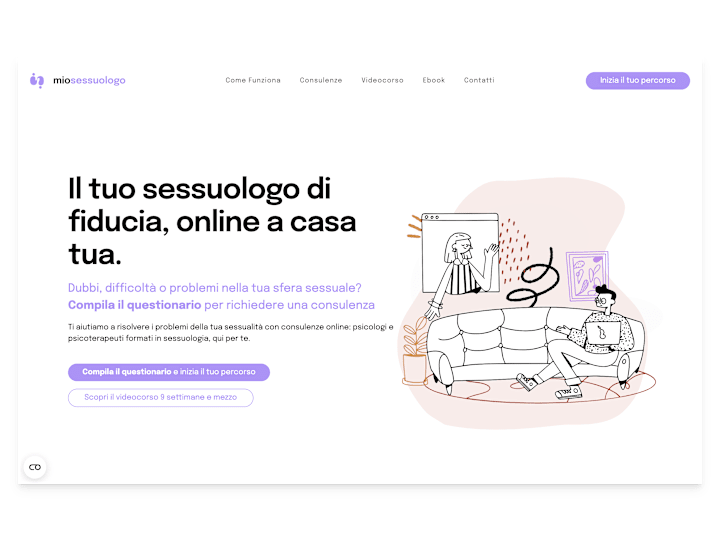 Cover image for Figma to Webflow Website for Miosessuologo