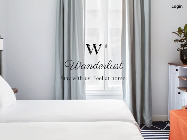 Cover image for Wanderlust - Hotel Reservation Application