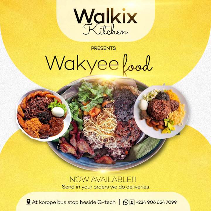 Cover image for Walkix Kitchen | Ad poster design 