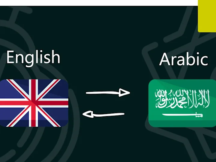 Cover image for Professional English to Arabic translation service.