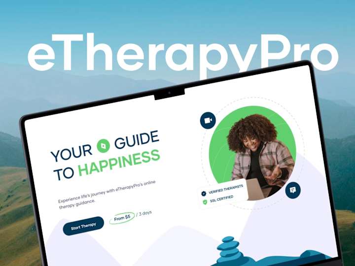 Cover image for Website for Online Therapy