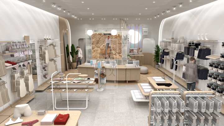 Cover image for 3D render of Retail desing