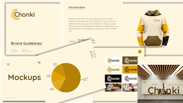 Cover image for Chonki – Bold Branding for a Fictional Footwear Brand