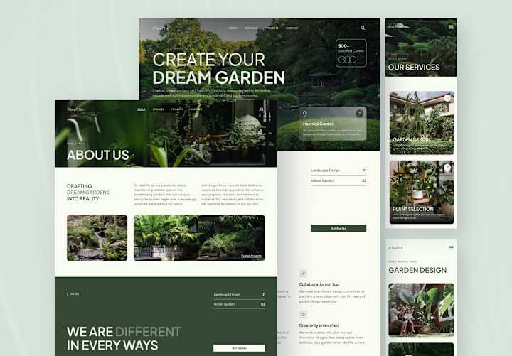 Cover image for Garden Landscape Design Service Framer