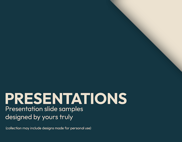 Cover image for Presentations