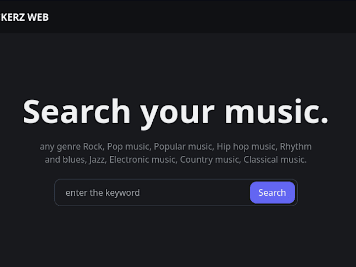 Cover image for Custom Music Search Engine