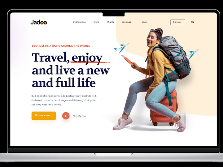 Cover image for Travel Landing Page