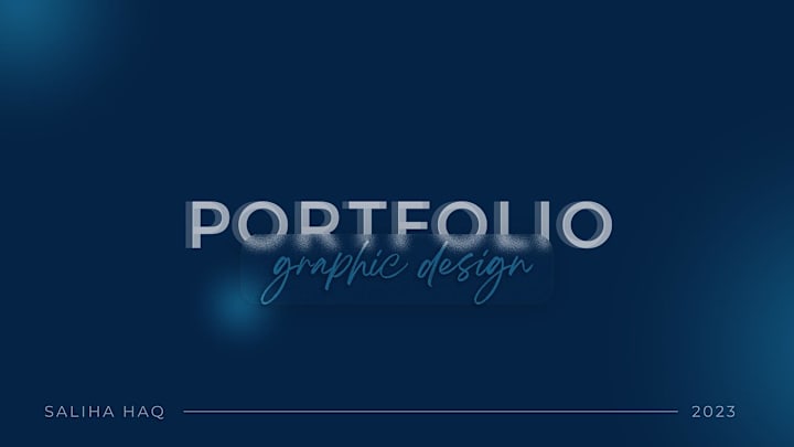 Cover image for Graphic Design Portfolio 2023 on Behance