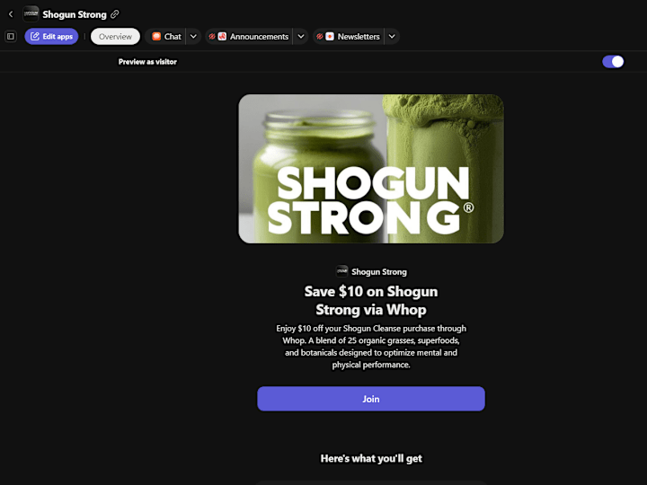 Cover image for Shogun Strong