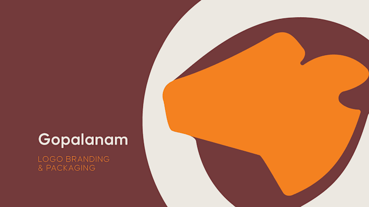 Cover image for Gopalanam Branding And Packaging :: Behance