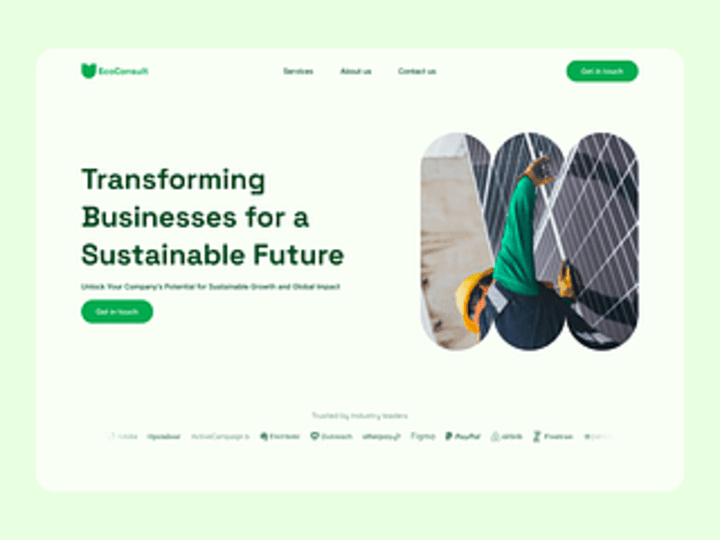 Cover image for Sustainable Firm Website