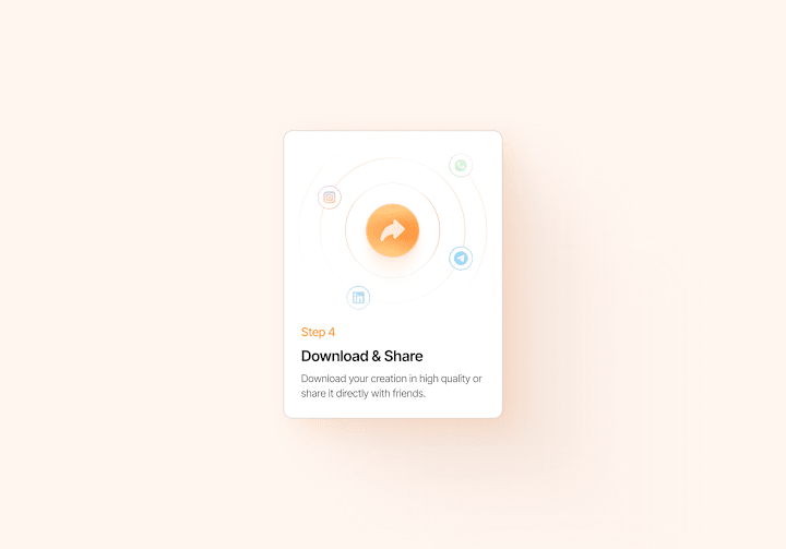 Cover image for Download and share Card