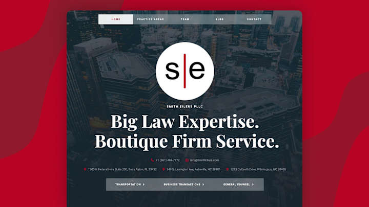 Cover image for Smith Eilers | Law Firm Website