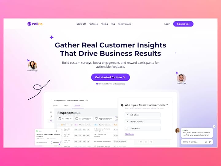 Cover image for PollPe Forms | Build forms for free