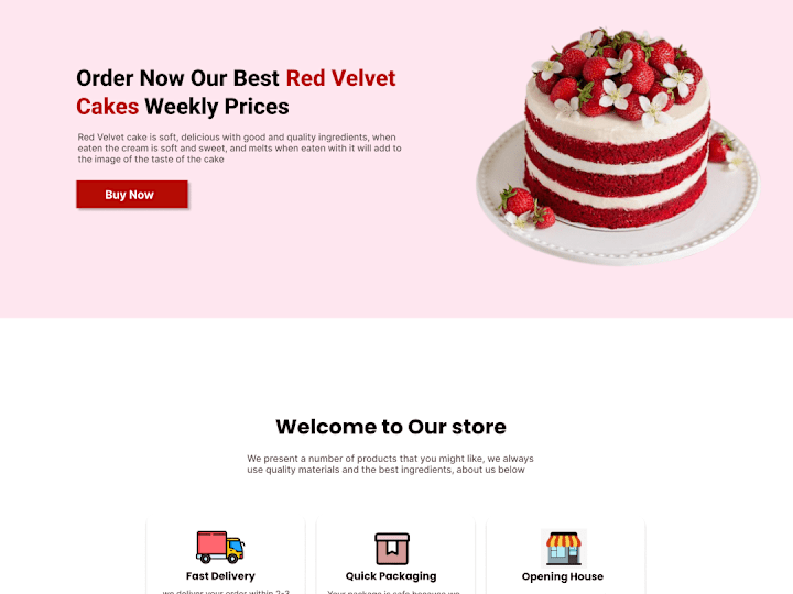 Cover image for UI Design Website 'SweetiecakeS' by Shafiyyah  on Dribbble