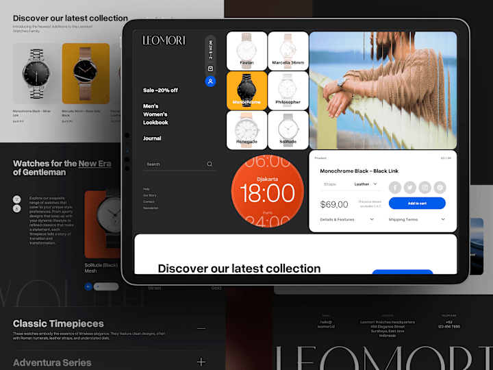 Cover image for Leomort - Watches eCommerce Website