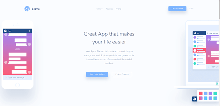 Cover image for SAAS Landing page