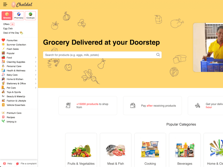 Cover image for Online Grocery Shopping and Delivery in Bangladesh | Buy fresh …