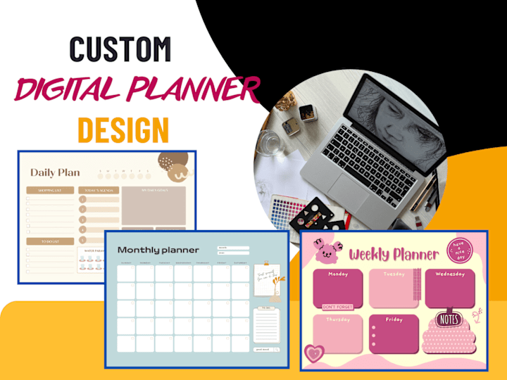 Cover image for I will design premium quality digital planner for your business 