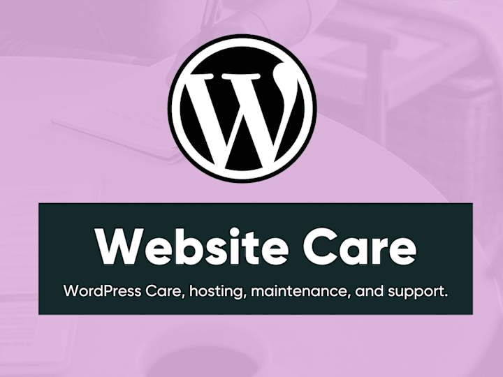 Cover image for Website Care Plan