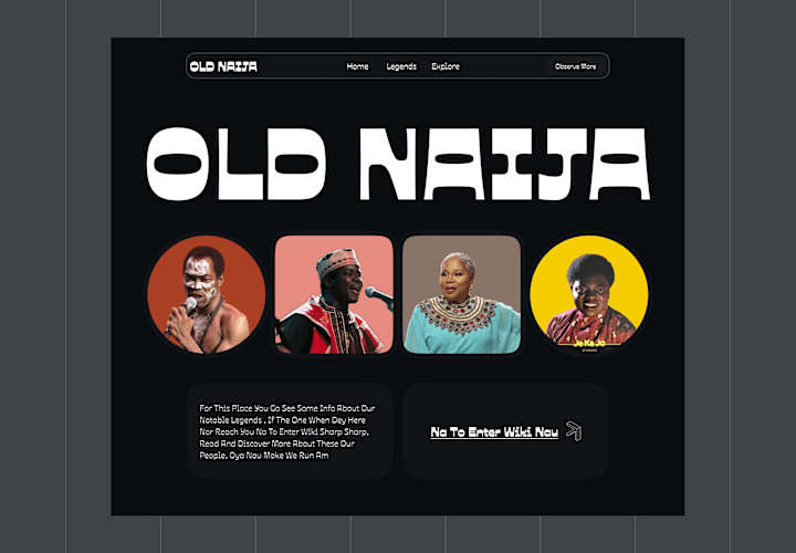 Cover image for OLD NAIJA